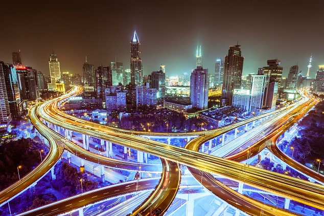 streets roadways and urban thoroughfares lighting